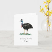 Favorite Grump Folded Note Card Kaart (Gele Bloem)