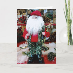 FAVORITE HUNTER SANTA CLAUS CHRISTMAS FEESTDAGEN KAART