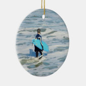 **FAVORITE SURFER** KERAMISCH ORNAMENT (Rechts)