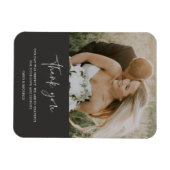 Favorite Wedding Day Photo Thank You Magnet (Horizontal)