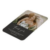 Favorite Wedding Day Photo Thank You Magnet (Côté Gauche)