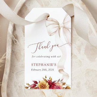 Favoritielabels voor babyshower 'In de Liefde Vall Cadeaulabel
