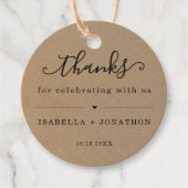 Favorlabels met Dank Je Bedankjes Labels (Voorkant)