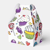 Favour Box - Zoete Cupcakes Bedankdoosjes (Achterkant)