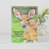 Fawn Baby Deer Beste pun (Staand voorkant)