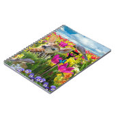 Fawn Birds Field of Flowers Notitieboek (Linkerzijde)