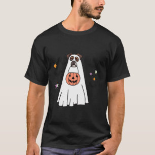 Fawn Boxer Boo Ghost Hondenliefhebber Halloween Ko T-shirt