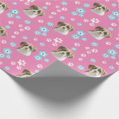 Fawn Boxer Dog Cadeaupapier (Hoek)