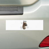 Fawn Boxer Geschiedenis Bumpersticker (Op auto)