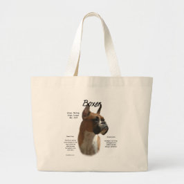 Fawn Boxer Geschiedenis Grote Tote Bag