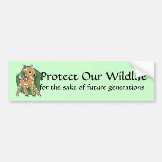 Fawn-Bumpersticker Bumpersticker (Voorkant)