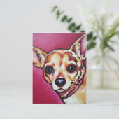 Fawn Chihuahua 2 Briefkaart (Staand voorkant)