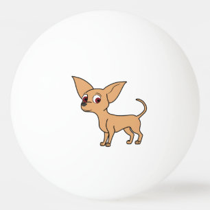 Fawn Chihuahua Pingpongballen