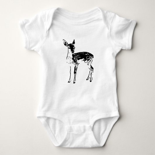 Fawn Deer Baby One Piece Baby Romper Bodysuit (Voorkant)