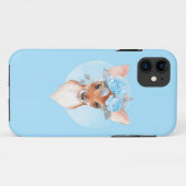 Fawn en blue rozen Case-Mate iPhone case (Achterkant (horizontaal))