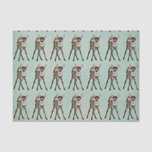 FAWN- en OWL-weefselpapier Tissuepapier (Voorkant)