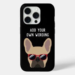 Fawn Franse Bulldog telefoonhoesje iPhone 15 Pro Case