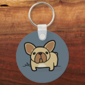 Fawn Frenchie Sleutelhanger (Voorkant)