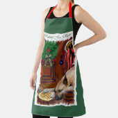 Fawn Great Dane Kerstmis Schort (Insitu)