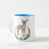 Fawn in Foxhandves Mok (Voorkant links)