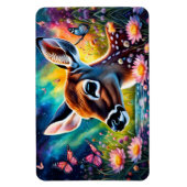 Fawn in weidevijver magneet (Verticaal)