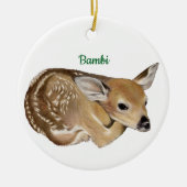 Fawn Keramisch Ornament (Voorkant)