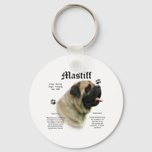 Fawn Mastiff History Sleutelhanger