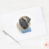 Fawn Mastiff Naam - Sticker (Envelop)