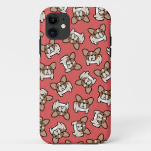 Fawn Pied Frenchies iPhone 11 Hoesje