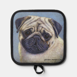 Fawn Pug Art Pannenlap