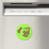 Fawn Pug Magnet Magneet (Insitu (Vaatwasser))