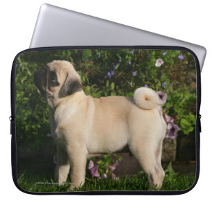 Fawn Pug Profile Laptop Sleeve