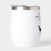 Fawn rehabilitator wine tumbler (Droite)