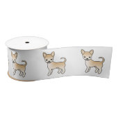 Fawn Smooth Coat Chihuahua Cute Cartoon Dog Lint (Spoel)