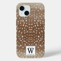 Fawn Spots Baby Herten Dierenprint Monogram