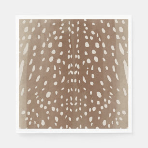 Fawn Spots Baby Herten Dierenprint Patroon Servet