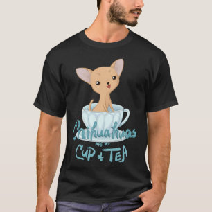 Fawn Teacup Chihuahuas zijn mijn theebeker T-shirt