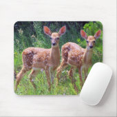 Fawn Twins in the Hawkweed Mousepad Muismat (Met muis)