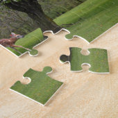 Fawn with Blossom Tree jigzaag puzzle Legpuzzel (Zijkant)