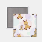 Fawns Bambi. Magneet (Voorkant / Achterkant)
