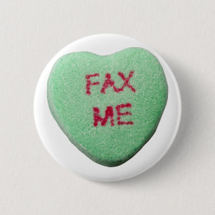 Fax me hart ronde button 5,7 cm