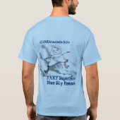 FAXY SuperHero Blue Sky Redding ©2020Annabelle Ech T-shirt (Achterkant)
