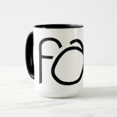 Fay black Mug (Devant gauche)