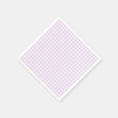 Faye and Lauren Pastel Purple Gingham Servet (Hoek)