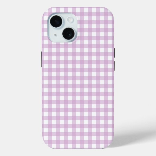Faye and Lauren Soft Purple Gingham Case-Mate iPhone Case (Achterkant)
