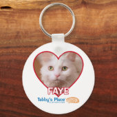 Faye - Button Style Sleutelhanger (Voorkant)