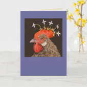 Faye Dawn la carte de poule (Fleur jaune)