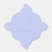 Faye en Lauren Blue Gingham Bedankdoosjes (Uitgevouwen)