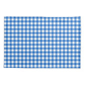 Faye en Lauren Blue Gingham Kussensloop (Achterkant)