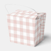 Faye en Lauren Blush Plaid Bedankdoosjes (Achterkant)